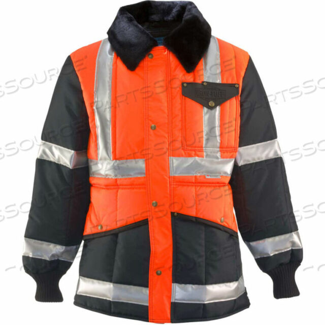 OEM#: 0342RTONXLGL2IRON-TUFF JACKOAT, ЧЕРНЫЙ/ОРАНЖЕВЫЙ, -50 РЕЙТИНГ КОМФОРТА, XL REGULAR от RefrigiWear