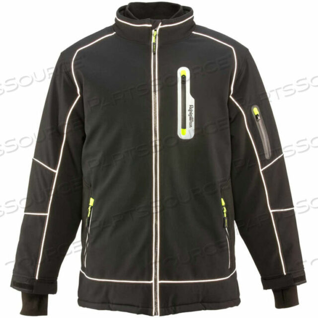 OEM#: 0790RBLK3XКУРТКА SOFTSHELL LEXTREME, ЧЕРНАЯ, РЕЙТИНГ КОМФОРТА -60F, 3XL от RefrigiWear