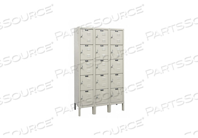 OEM#: U3256-5PTFIVE TIER 15 DOOR PREMIUM STEEL LOCKER, 12WX15DX12H, TAN, В РАЗОБРАННОМ СОБРАНИЕМ от Hallowell