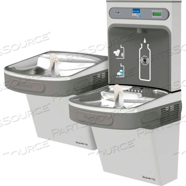 OEM#: EZSTLG8WSSKEZH2O СТАНЦИЯ ДЛЯ ЗАПРАВКИ БУТЫЛОК ВОДЫ, ДВУХУРОВНЕВЫЙ ЗЕЛЕНЫЙ ADA-ХОЛОДИЛЬНИК, ХОЛОДИЛЬНАЯ СТАЛЬ, производитель Elkay
